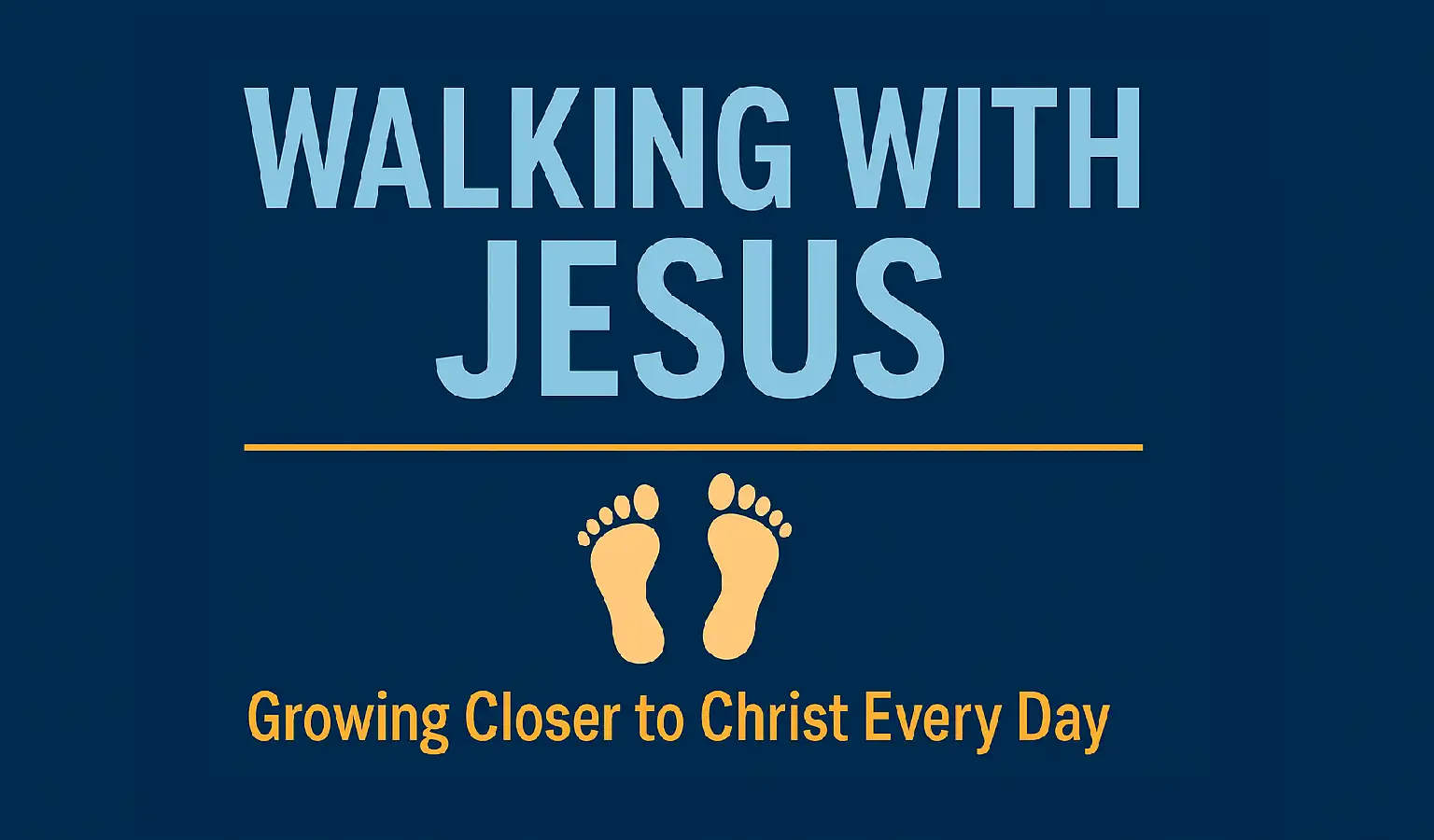 Walking with Jesus